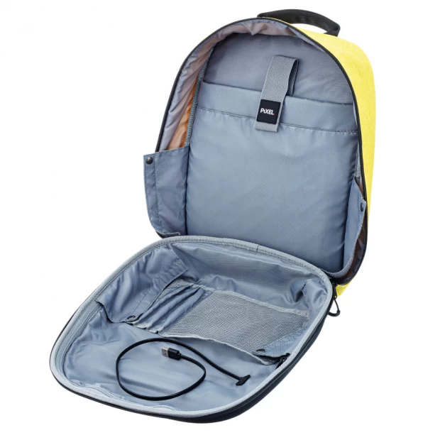 фото Pixel bag рюкзак с led-дисплеем pixel one - yellow sun (желтый)