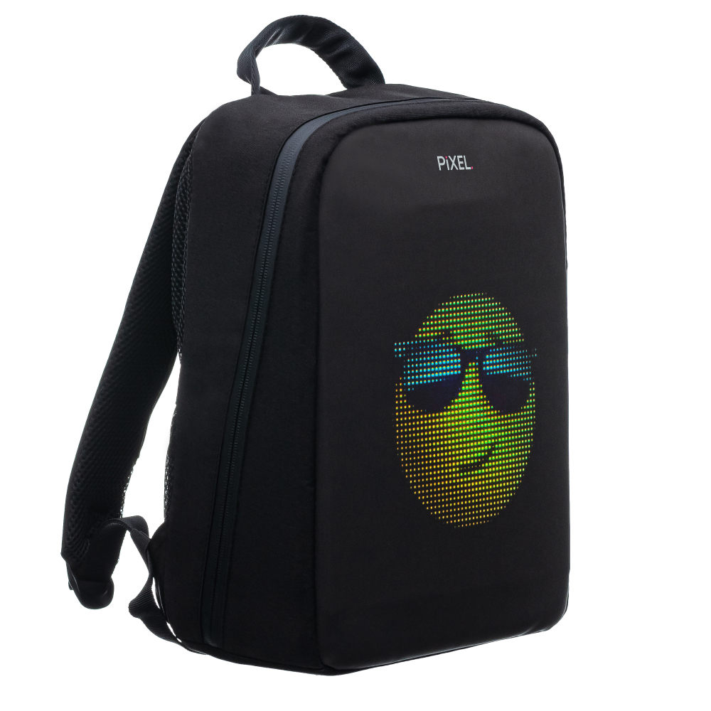 Pixel Bag Рюкзак с LED-дисплеем PIXEL PLUS - BLACK MOON (черный) PXPLUSBM02 - фото 1