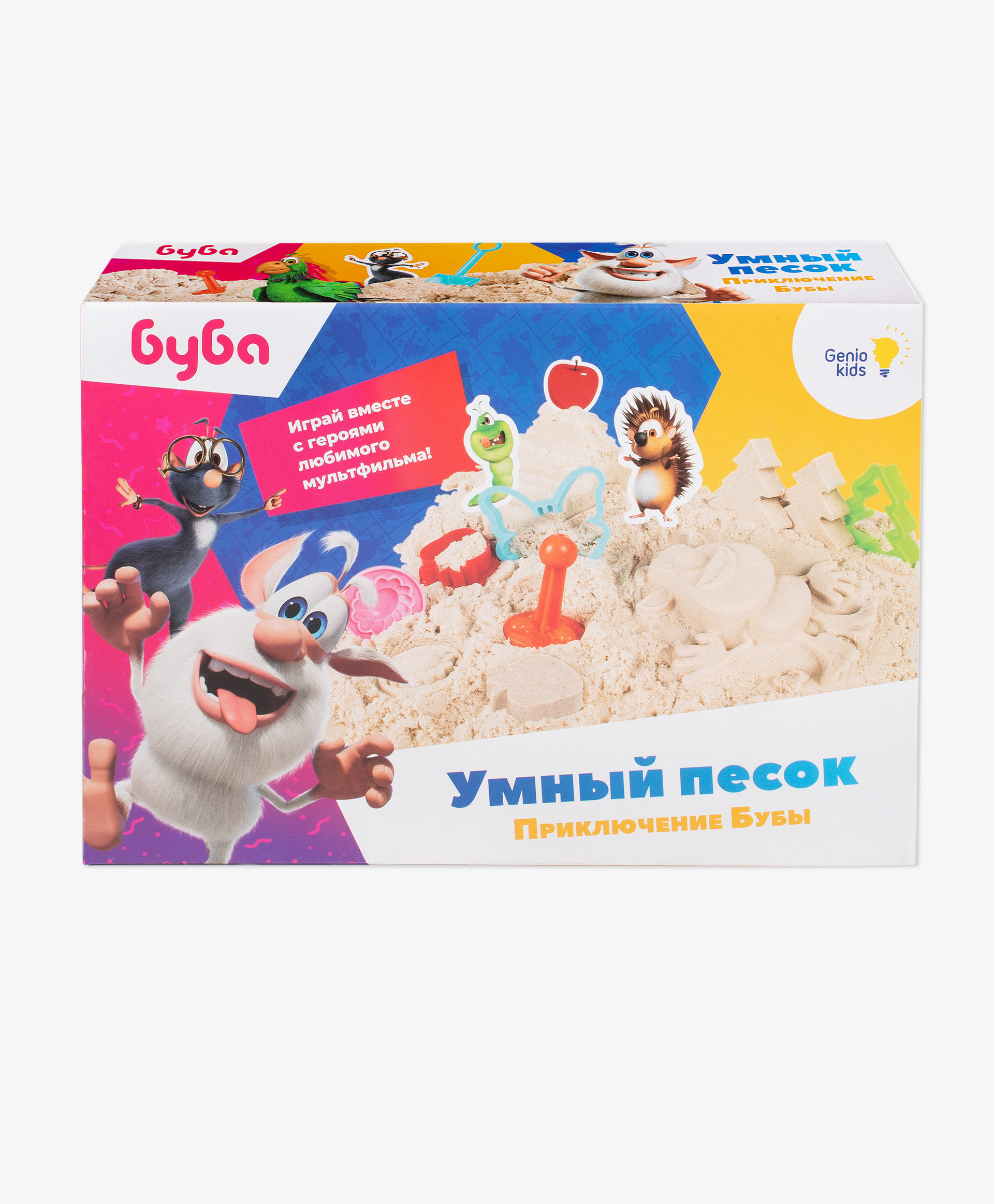 

Набор для детского творчества Genio Kids Умный песок Приключение Бубы, SSN107L
