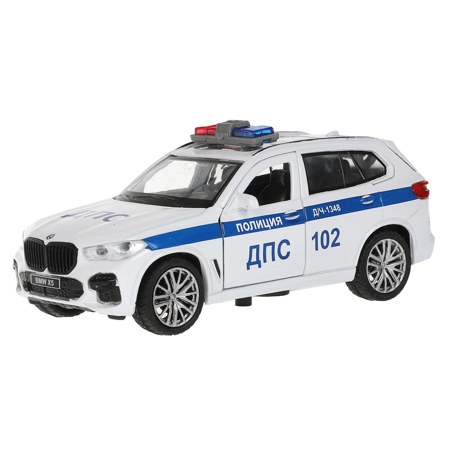 

Технопарк Машина металлическая BMW X5 M-SPORT Полиция, X5-12POL-WH