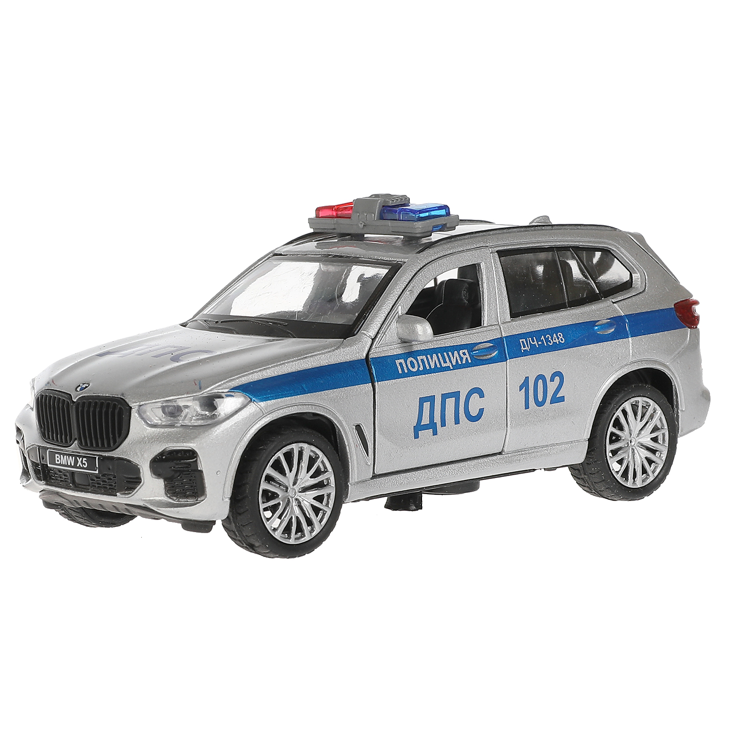 

Технопарк Машина металлическая BMW X5 M-SPORT Полиция, X5-12SLPOL-SR